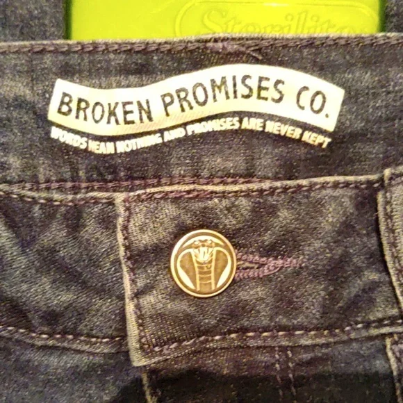 Broken Promises cargo jeans Bad Ass jeans!!! #Skaterjeans - Picture 7 of 16